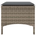 Casa si Gradina - Gradina si terasa - Mobilier exterior - Canapele si fotolii gradina - Canapea de gradina cu 2 locuri cu masa si scaune gri poliratan - Infinity.ro