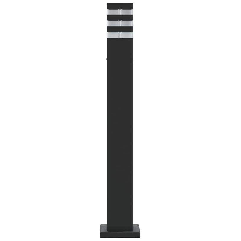 Casa si Gradina - Corpuri si surse de iluminat - Iluminat exterior - Felinare - Lampa de podea de exterior, negru, 80 cm, aluminiu - Infinity.ro