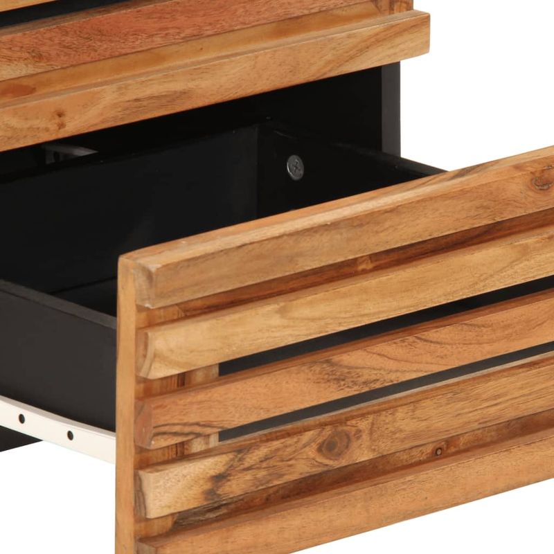 Casa si Gradina - Mobilier - Comode si corpuri - Noptiere - Noptiera, 40x33x46 cm, lemn masiv de acacia - Infinity.ro