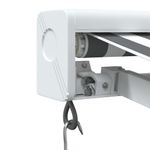 Casa si Gradina - Gradina si terasa - Umbrele si pavilioane - Pavilioane - Copertina retractabila antracit/alb, 5x3 m, textil/aluminiu - Infinity.ro