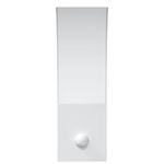 Casa si Gradina - Corpuri si surse de iluminat - Iluminat exterior - Felinare - Lampi exterioare de perete LED/senzor 2 buc alb aluminiu turnat - Infinity.ro