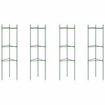 Casa si Gradina - Gradinarit si plante - Plante si ghivece - Ghivece si suporturi - Suport pentru rosii, 4 buc., 116 cm, otel si PP - Infinity.ro