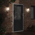 Casa si Gradina - Corpuri si surse de iluminat - Iluminat exterior - Instalatii luminoase exterior - Corp de iluminat exterior de perete, argintiu, otel inoxidabil - Infinity.ro