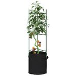 Casa si Gradina - Gradinarit si plante - Plante si ghivece - Ghivece si suporturi - Suport pentru rosii cu saci de plante 6 buc., 116 cm otel si PP - Infinity.ro