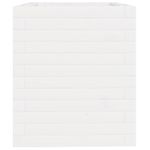 Casa si Gradina - Gradinarit si plante - Plante si ghivece - Ghivece si suporturi - Jardiniera de gradina, alb, 40x40x46 cm, lemn masiv de pin - Infinity.ro