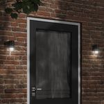 Casa si Gradina - Corpuri si surse de iluminat - Iluminat exterior - Felinare - Lampa exterioara de perete, negru, aluminiu turnat sub presiune - Infinity.ro