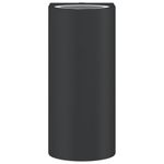 Casa si Gradina - Corpuri si surse de iluminat - Iluminat exterior - Felinare - Lampi exterioare de perete cu LED 2 buc. negru, aluminiu turnat - Infinity.ro