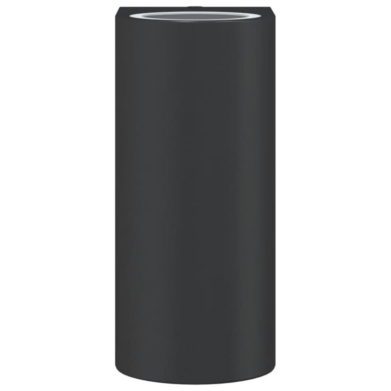 Casa si Gradina - Corpuri si surse de iluminat - Iluminat exterior - Felinare - Lampi exterioare de perete cu LED 2 buc. negru, aluminiu turnat - Infinity.ro