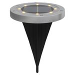 Casa si Gradina - Corpuri si surse de iluminat - Iluminat exterior - Lampi solare - Lampi solare cu tarusi de sol pentru exterior, 12 buc. alb cald, model 4 - Infinity.ro