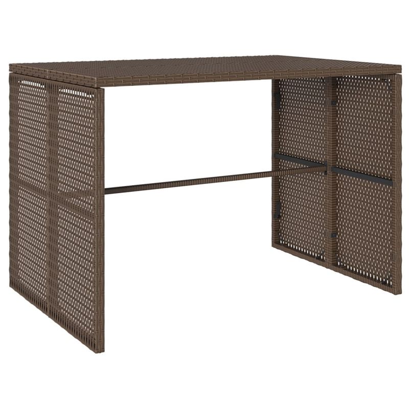 Casa si Gradina - Gradina si terasa - Mobilier exterior - Seturi mobila gradina - Set mobilier de gradina cu perne, 3 piese, maro, poliratan - Infinity.ro