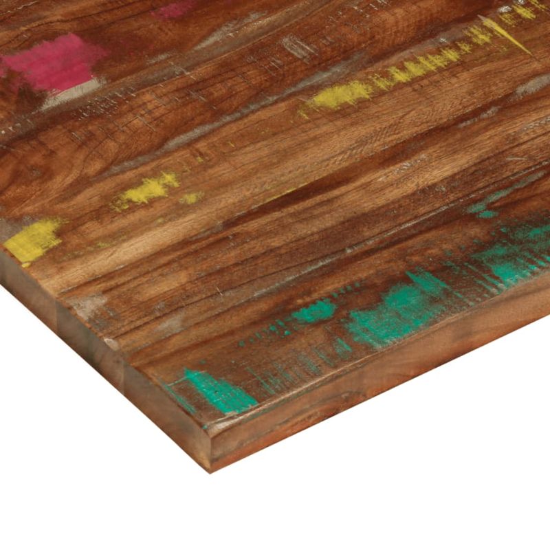 Casa si Gradina - Mobilier - Feronerie si accesorii mobila - Blat de masa, 140x60x2,5cm, dreptunghiular, lemn masiv reciclat (multicolor) - Infinity.ro