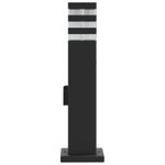 Casa si Gradina - Corpuri si surse de iluminat - Iluminat exterior - Felinare - Lampa de podea de exterior cu priza, negru, 50 cm, aluminiu - Infinity.ro