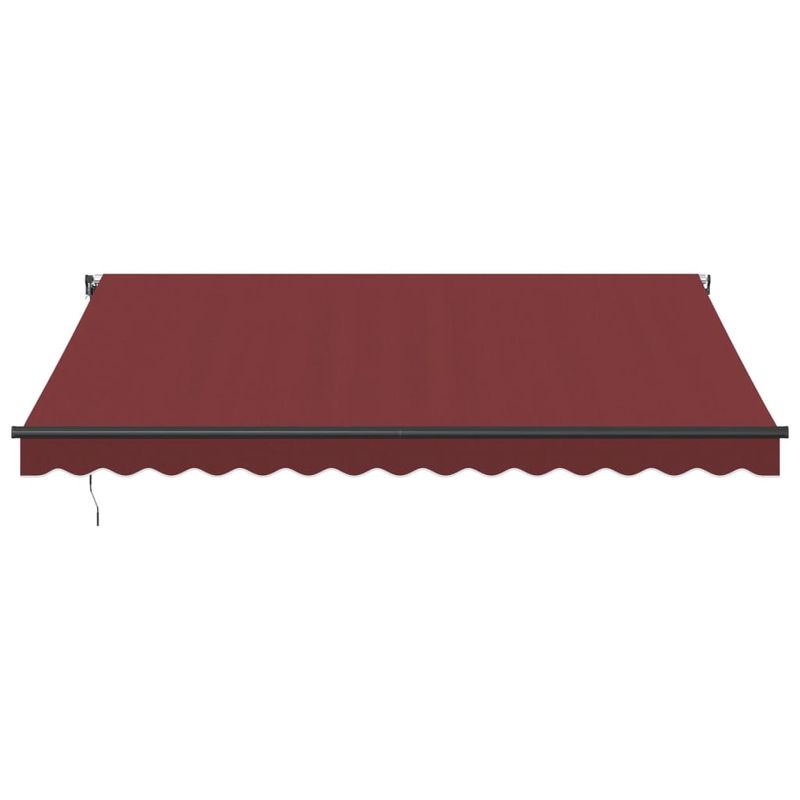 Casa si Gradina - Gradina si terasa - Umbrele si pavilioane - Umbrele - Copertina retractabila automat, visiniu, 400x350 cm - Infinity.ro