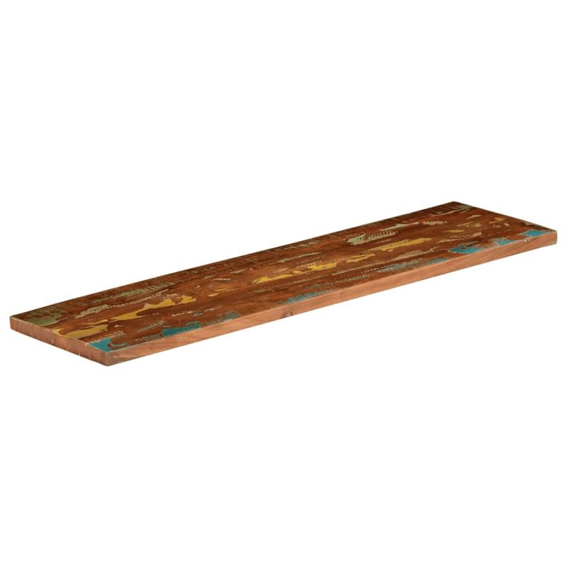 Casa si Gradina - Mobilier - Feronerie si accesorii mobila - Blat de masa, 120x40x2,5cm, dreptunghiular, lemn masiv reciclat (multicolor) - Infinity.ro