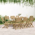 Casa si Gradina - Gradina si terasa - Mobilier exterior - Seturi mobila gradina - Set mobilier de gradina, 9 piese, lemn masiv de acacia - Infinity.ro