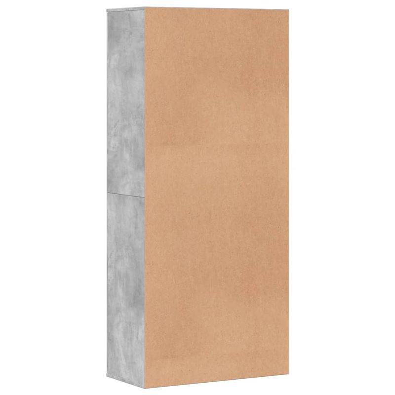 Casa si Gradina - Mobilier - Organizare si depozitare - Organizator incaltaminte - Pantofar, gri beton, 80 x 39 x 178 cm, PAL - Infinity.ro