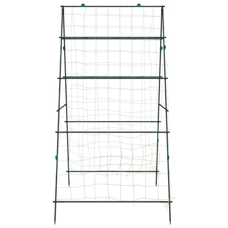 Casa si Gradina - Gradinarit si plante - Plante si ghivece - Ghivece si suporturi - Spaliere de gradina plante cataratoare 2 buc. otel, cu cadru A - Infinity.ro