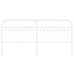Casa si Gradina - Mobilier - Paturi si accesorii - Accesorii paturi - Tablie de pat metalica, alb, 200 cm - Infinity.ro