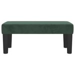 Casa si Gradina - Mobilier - Canapele si coltare - Banchete - Banca, verde inchis, 70x30x30 cm, catifea - Infinity.ro