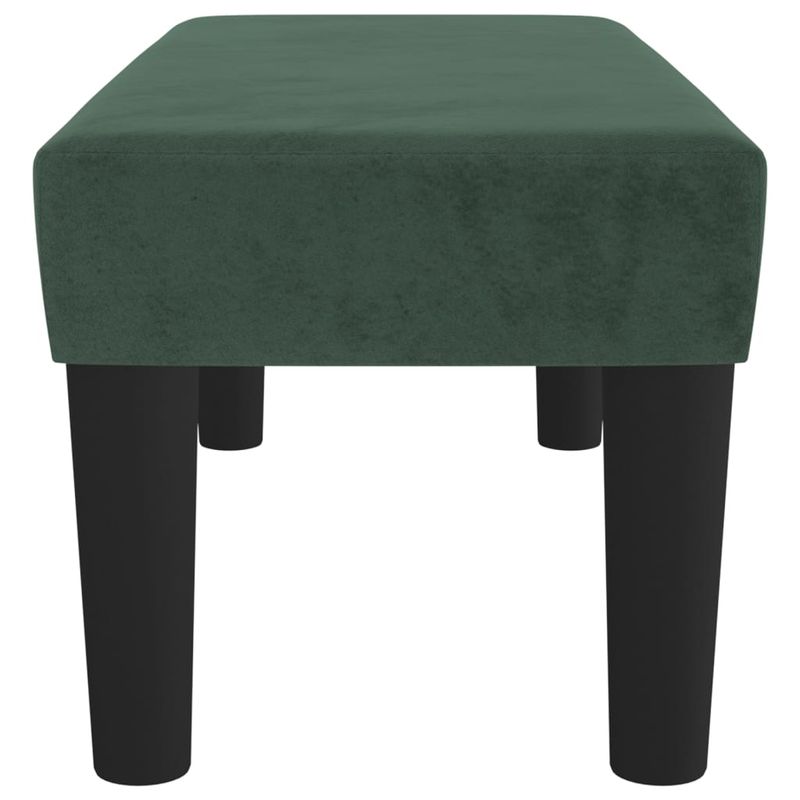 Casa si Gradina - Mobilier - Canapele si coltare - Banchete - Banca, verde inchis, 70x30x30 cm, catifea - Infinity.ro