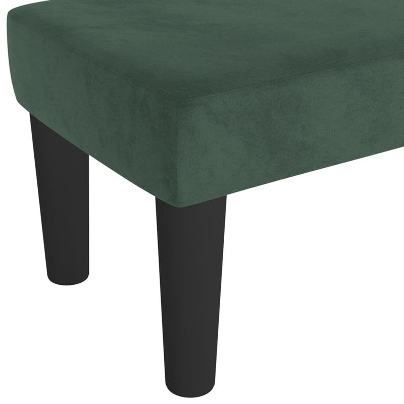 Casa si Gradina - Mobilier - Canapele si coltare - Banchete - Banca, verde inchis, 70x30x30 cm, catifea - Infinity.ro