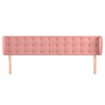 Casa si Gradina - Mobilier - Paturi si accesorii - Accesorii paturi - Tablie de pat cu aripioare roz 183x23x78/88 cm catifea - Infinity.ro