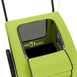 Petshop - Accesorii petshop - Culcusuri si custi - Genti si articole transport - Remorca de bicicleta animale companie, verde textil oxford/fier, mărime 68x137x72 cm - Infinity.ro