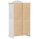 Casa si Gradina - Mobilier - Dulapuri si sifoniere - Sifoniere - Sifonier „Corona”, alb, 102x52x186 cm, lemn masiv de pin - Infinity.ro