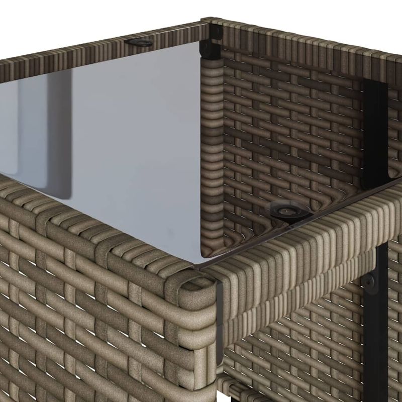 Casa si Gradina - Gradina si terasa - Mobilier exterior - Seturi mobila gradina - Set canapea de gradina cu perne, 4 piese, gri, poliratan - Infinity.ro