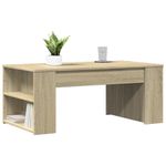 Casa si Gradina - Mobilier - Mese si birouri - Masute de cafea - Masuta de cafea, stejar sonoma, 102x55x42 cm, lemn prelucrat - Infinity.ro