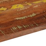 Casa si Gradina - Mobilier - Feronerie si accesorii mobila - Blat de masa, 100x40x2,5cm, dreptunghiular, lemn masiv reciclat (multicolor) - Infinity.ro