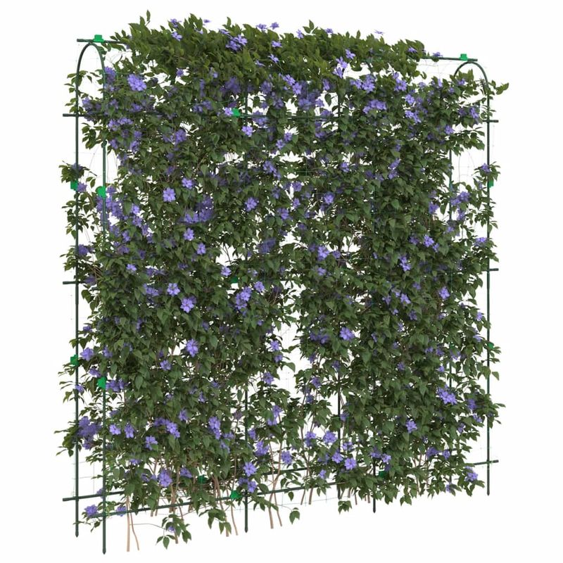 Casa si Gradina - Gradinarit si plante - Plante si ghivece - Ghivece si suporturi - Spaliere de gradina plante cataratoare 2 buc. otel, cu cadru U - Infinity.ro