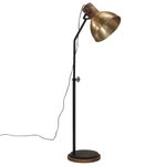 Casa si Gradina - Corpuri si surse de iluminat - Veioze si lampi - Lampi de veghe - Lampa de podea 25 W, alama antichizata, 30x30x100-150 cm, E27 - Infinity.ro