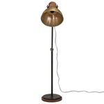 Casa si Gradina - Corpuri si surse de iluminat - Veioze si lampi - Lampi de veghe - Lampa de podea 25 W, alama antichizata, 30x30x100-150 cm, E27 - Infinity.ro