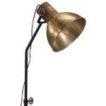 Casa si Gradina - Corpuri si surse de iluminat - Veioze si lampi - Lampi de veghe - Lampa de podea 25 W, alama antichizata, 30x30x100-150 cm, E27 - Infinity.ro