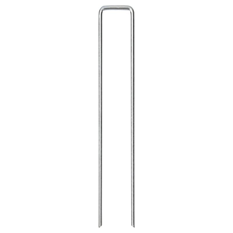 Sport si Outdoor - Camping - Accesorii corturi - Tarusi de pamant in forma de U 25 buc. 20x3,5cm otel galvanizat - Infinity.ro