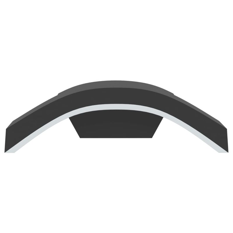 Casa si Gradina - Corpuri si surse de iluminat - Iluminat exterior - Felinare - Lampi exterioare de perete cu LED 2 buc. negru, aluminiu turnat - Infinity.ro