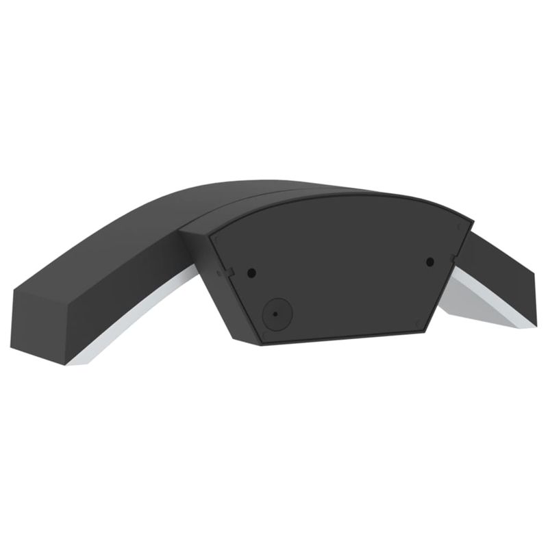 Casa si Gradina - Corpuri si surse de iluminat - Iluminat exterior - Felinare - Lampi exterioare de perete cu LED 2 buc. negru, aluminiu turnat - Infinity.ro