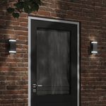 Casa si Gradina - Corpuri si surse de iluminat - Iluminat exterior - Felinare - Lampa exterioara de perete, negru, otel inoxidabil - Infinity.ro