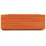 Casa si Gradina - Gradinarit si plante - Plante si ghivece - Ghivece si suporturi - Jardiniera gradina, maro ceruit, 70x70x26,5 cm, lemn masiv pin - Infinity.ro