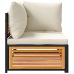 Casa si Gradina - Gradina si terasa - Mobilier exterior - Canapele si fotolii gradina - Canapea de colt de gradina, cu perne, lemn masiv acacia - Infinity.ro