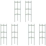 Casa si Gradina - Gradinarit si plante - Plante si ghivece - Ghivece si suporturi - Suport pentru rosii, 6 buc., 116 cm, otel si PP - Infinity.ro