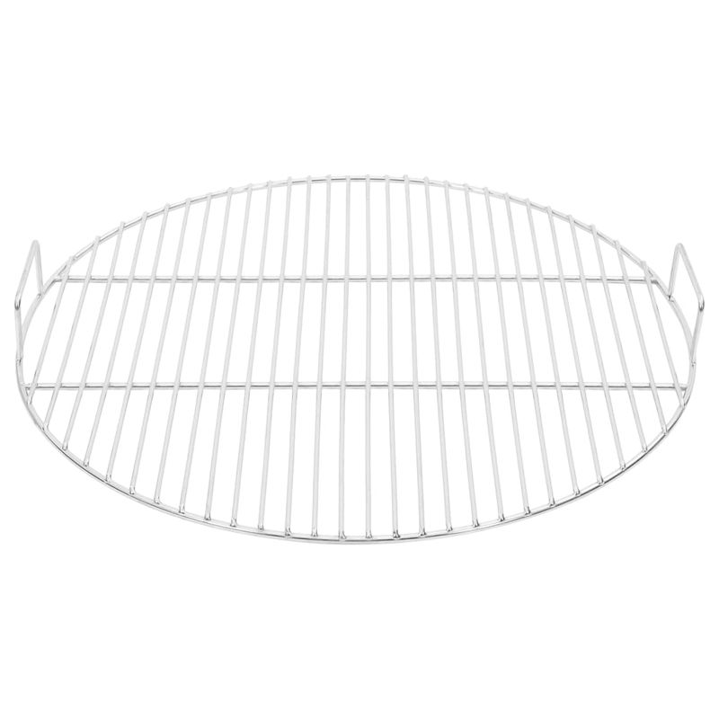 Casa si Gradina - Gradina si terasa - Gratare si accesorii - Accesorii gratare - Grill de gratar cu manere, rotund, Ø54 cm otel inoxidabil 304 - Infinity.ro
