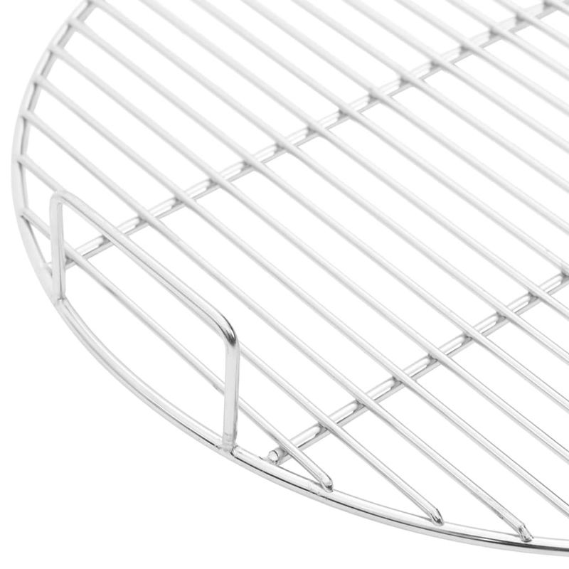 Casa si Gradina - Gradina si terasa - Gratare si accesorii - Accesorii gratare - Grill de gratar cu manere, rotund, Ø54 cm otel inoxidabil 304 - Infinity.ro
