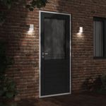 Casa si Gradina - Corpuri si surse de iluminat - Iluminat exterior - Instalatii luminoase exterior - Corp de iluminat exterior de perete, argintiu, otel inoxidabil - Infinity.ro
