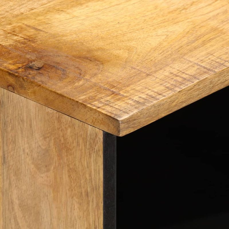 Casa si Gradina - Mobilier - Comode si corpuri - Noptiere - Noptiere, 2 buc., 40x33x46 cm, lemn masiv de mango brut - Infinity.ro
