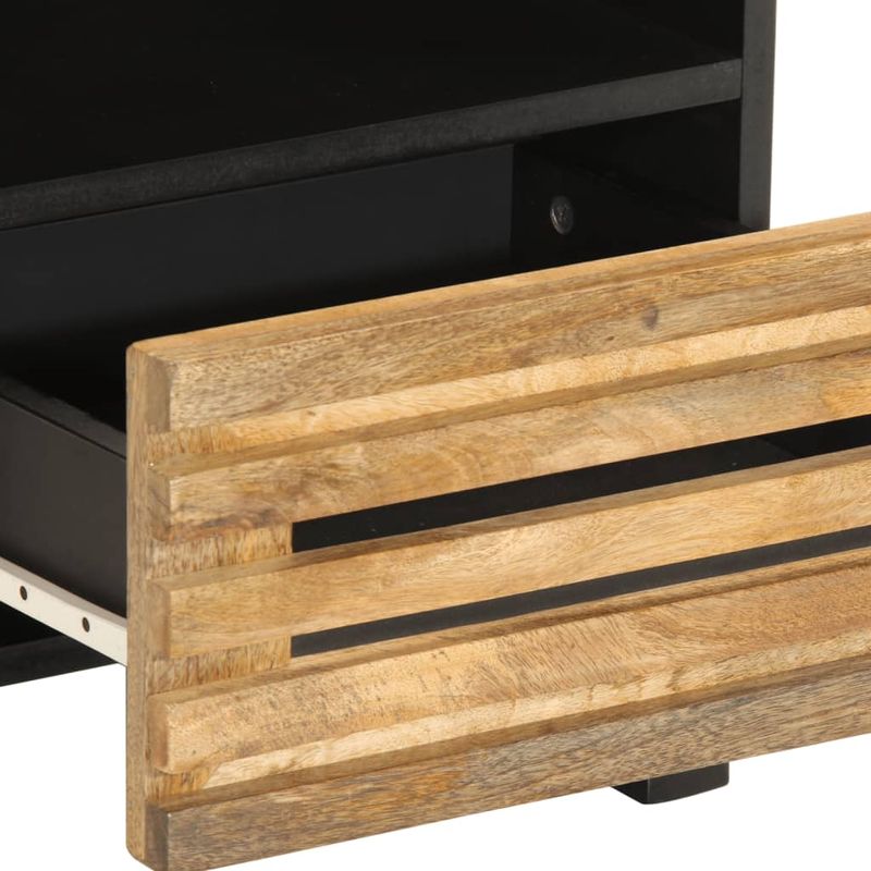 Casa si Gradina - Mobilier - Comode si corpuri - Noptiere - Noptiere, 2 buc., 40x33x46 cm, lemn masiv de mango brut - Infinity.ro