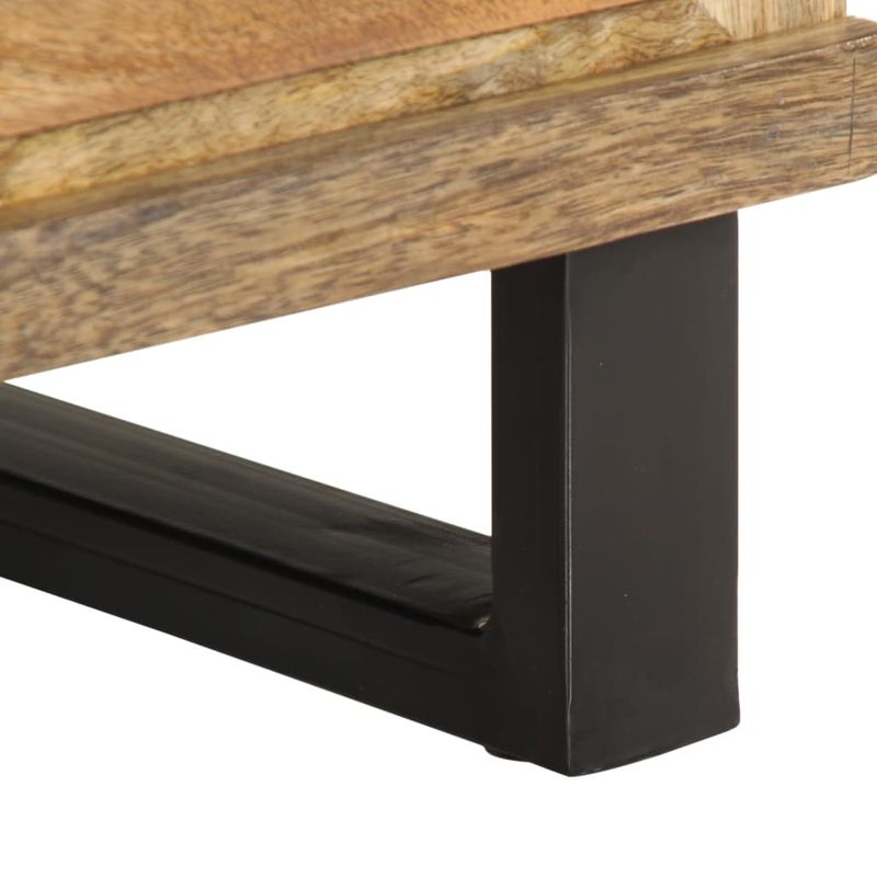 Casa si Gradina - Mobilier - Comode si corpuri - Noptiere - Noptiere, 2 buc., 40x33x46 cm, lemn masiv de mango brut - Infinity.ro