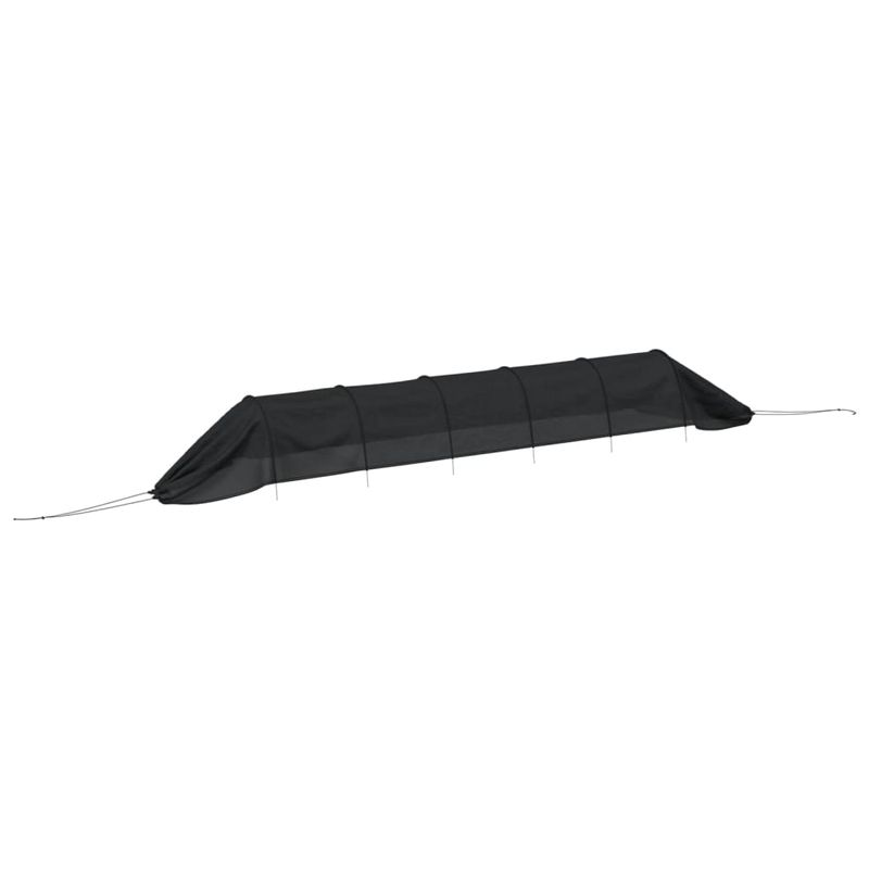 Casa si Gradina - Gradinarit si plante - Plante si ghivece - Accesorii ghivece si jardiniere - Tuneluri din plasa, 3 buc., negru, otel si polietilena - Infinity.ro
