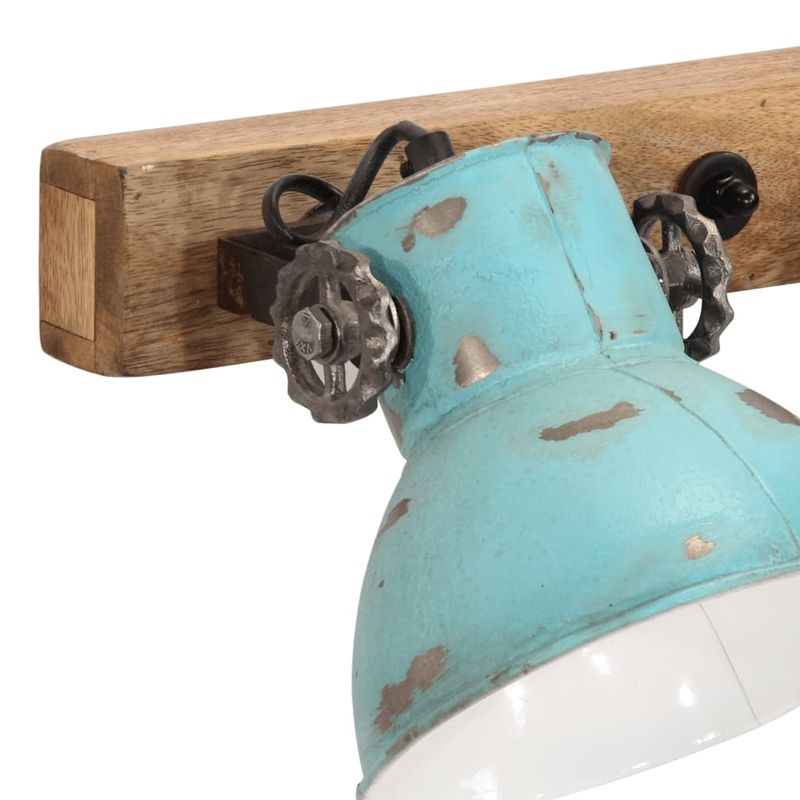 Casa si Gradina - Corpuri si surse de iluminat - Veioze si lampi - Lampi de veghe - Lampa de perete 25 W, albastru uzat, 90x25 cm, E27 - Infinity.ro